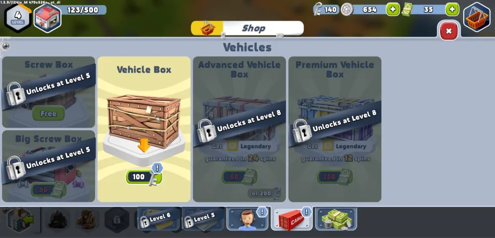 transport tycoon empire lootboxes