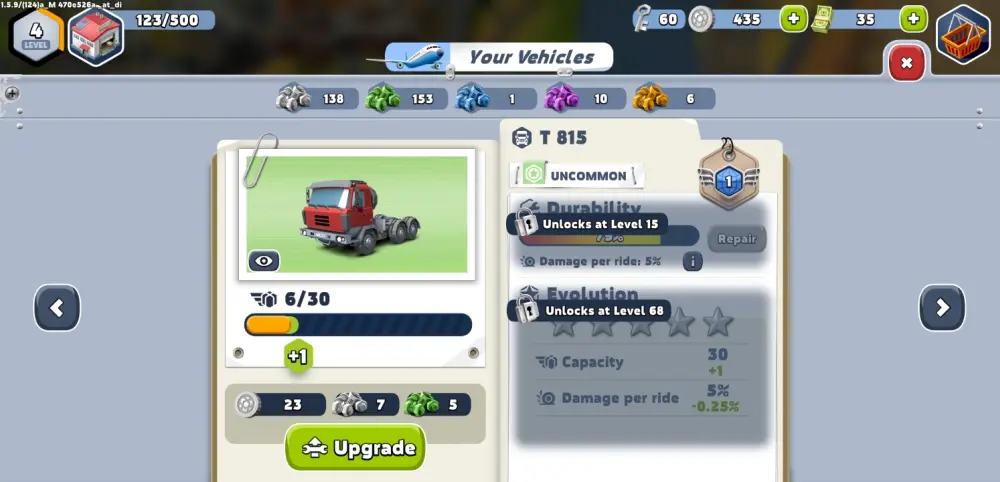 transport tycoon empire vehicle details
