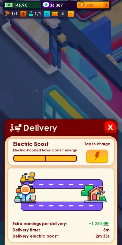 idle burger empire tycoon delivery