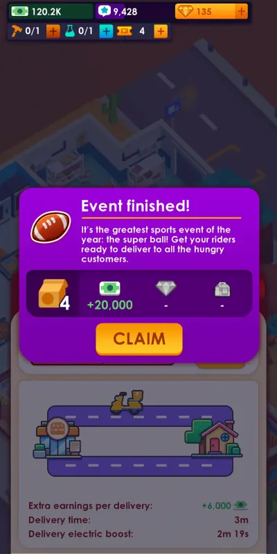 idle burger empire tycoon event