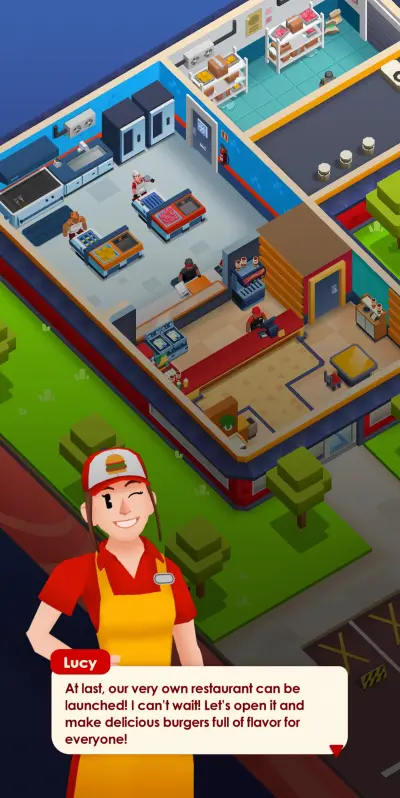 idle burger empire tycoon lucy