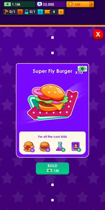idle burger empire tycoon super fly burger