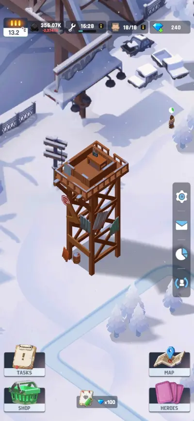 frozen city guard tower