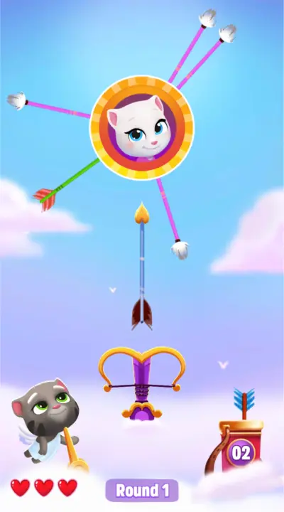 my talking tom 2 shoot after