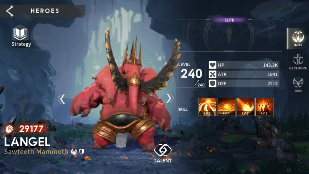 langel eternal evolution