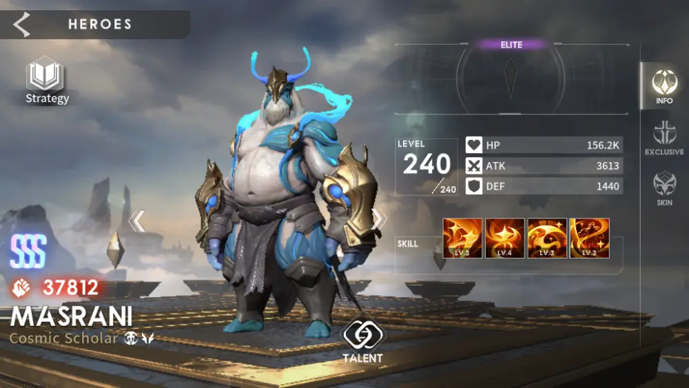 masrani eternal evolution