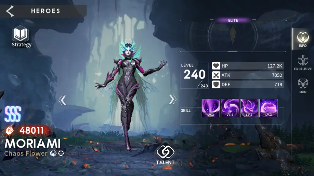 moriami eternal evolution