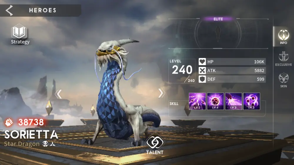 sorietta eternal evolution