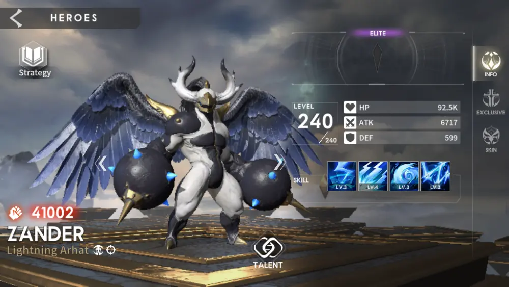 zander eternal evolution