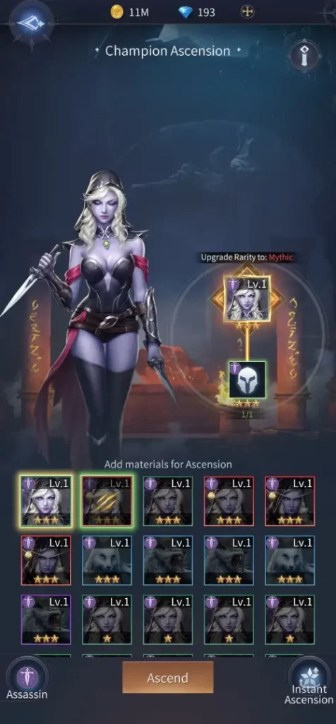 bloodline heroes of lithas ascension rarity