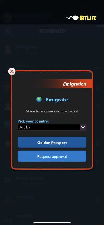 bitlife emigration