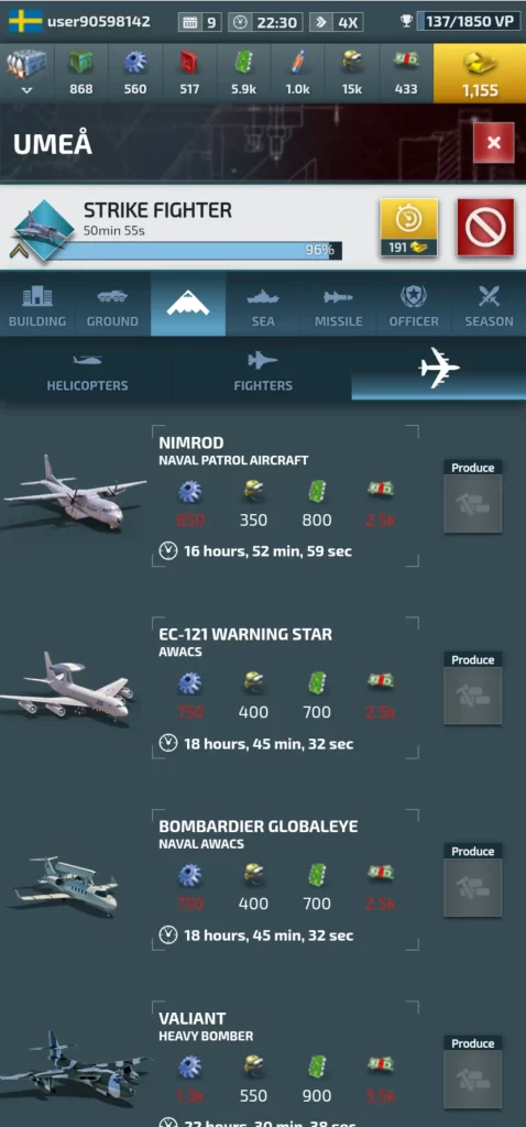 conflict of nations ww3 heavy aircraft