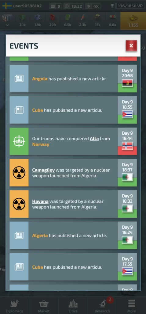 conflict of nations ww3 nuclear horror