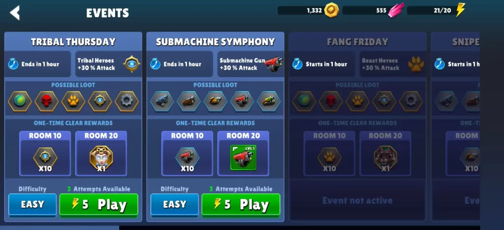 autogun heroes events