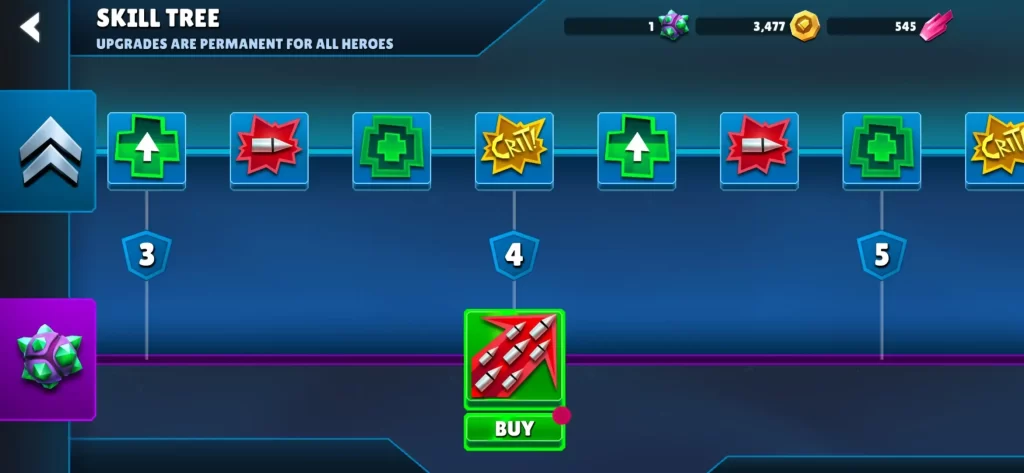 autogun heroes skill tree