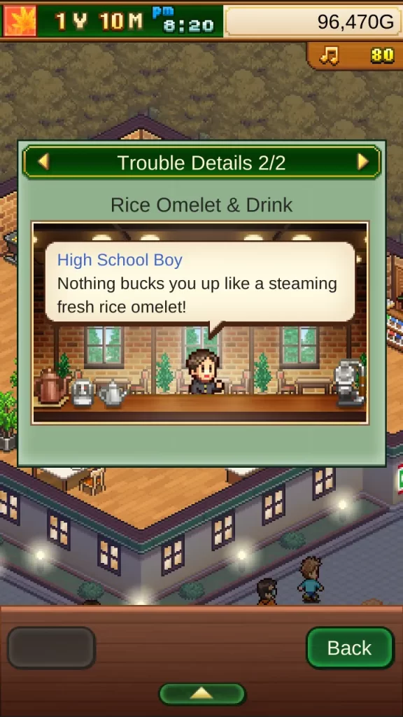 cafe master story hint