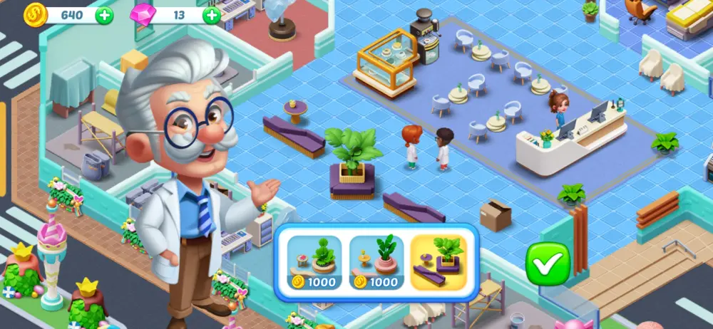 happy hospital decor