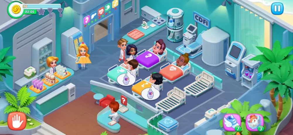 happy hospital illness