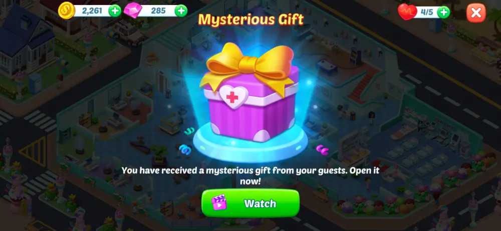 happy hospital mysterious gift