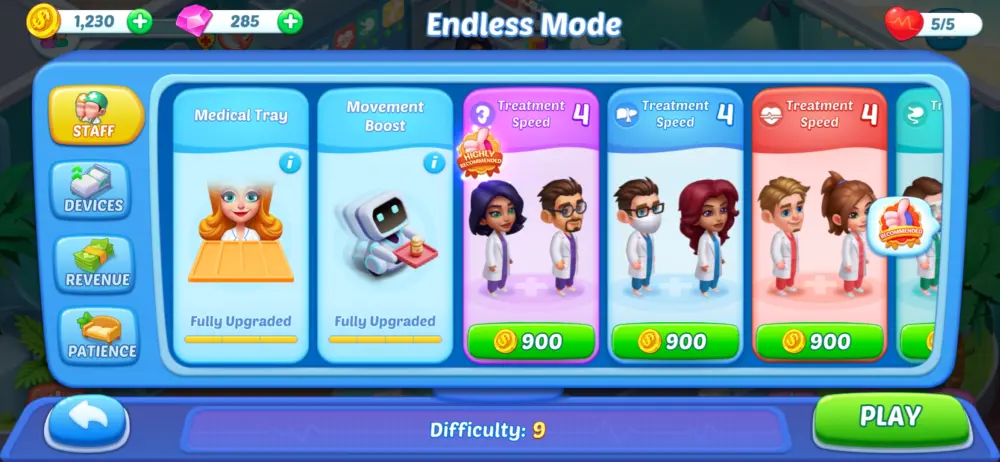 happy hospital staff