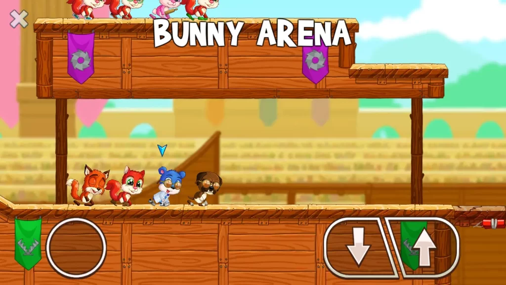 fun run 3 bunny arena 