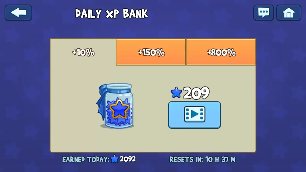 fun run 3 daily xp bank