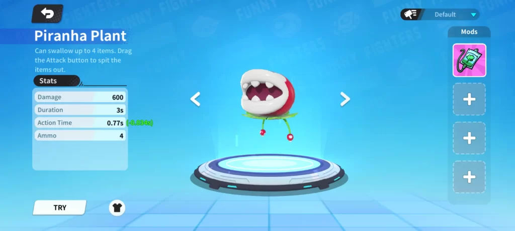 funny fighters piranha plant