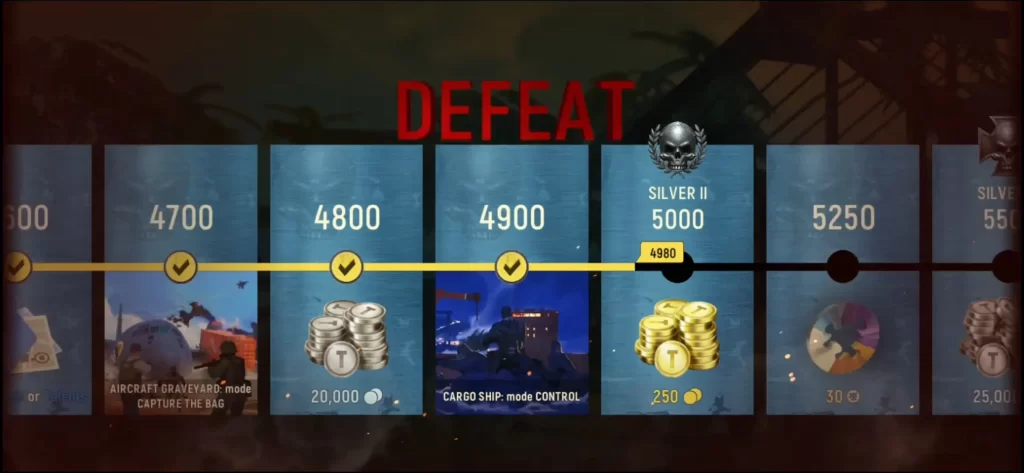 tacticool defeat