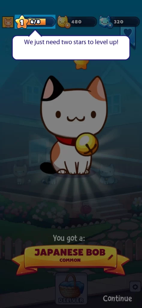 leveling up in cat game the cats collector