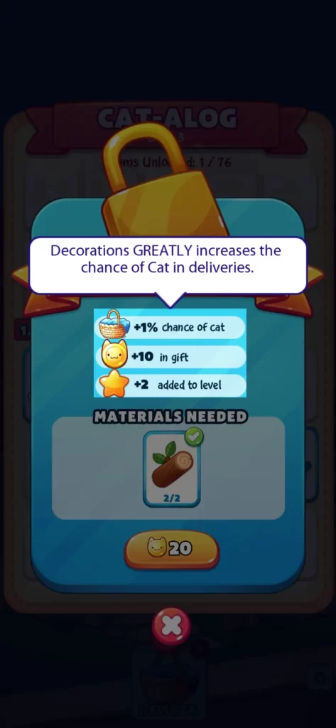 cat game the cats collector chance of cat