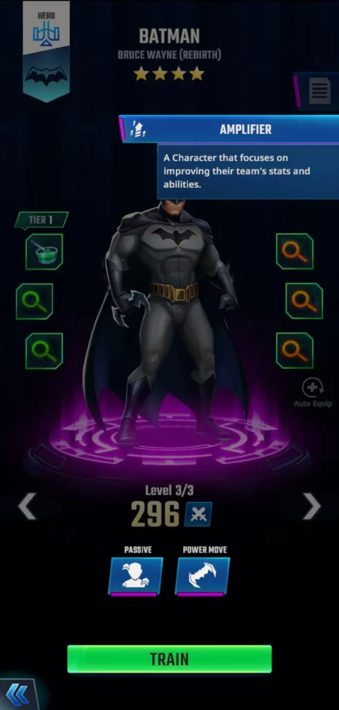 dc heroes and villains match 3 amplifier