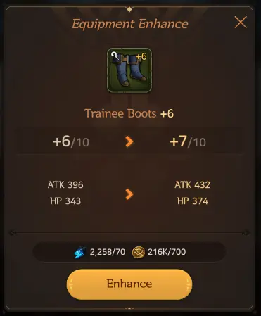 souls equipment enhancement