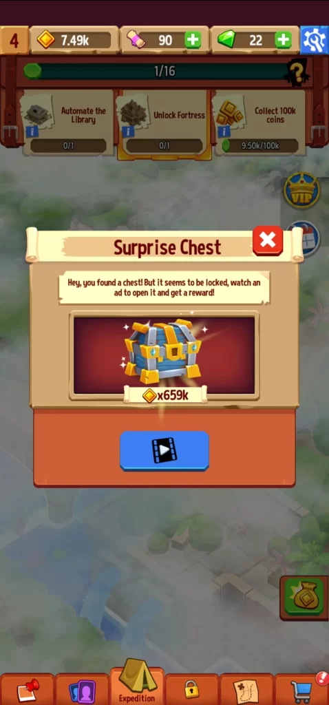 temple run idle explorers surprise chest