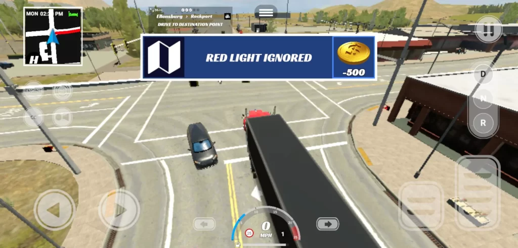 truck simulator pro usa red light