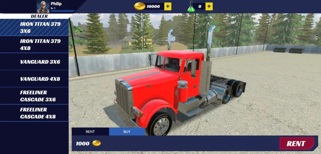 truck simulator pro usa rent