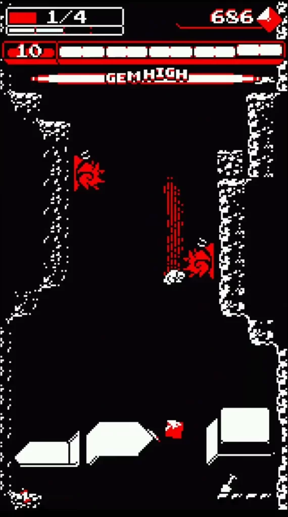 downwell enemy colors