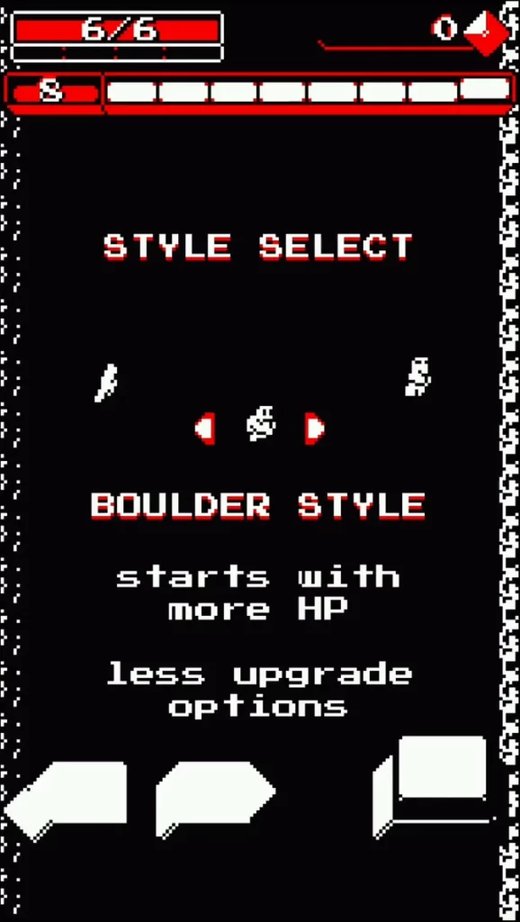 downwell boulder style