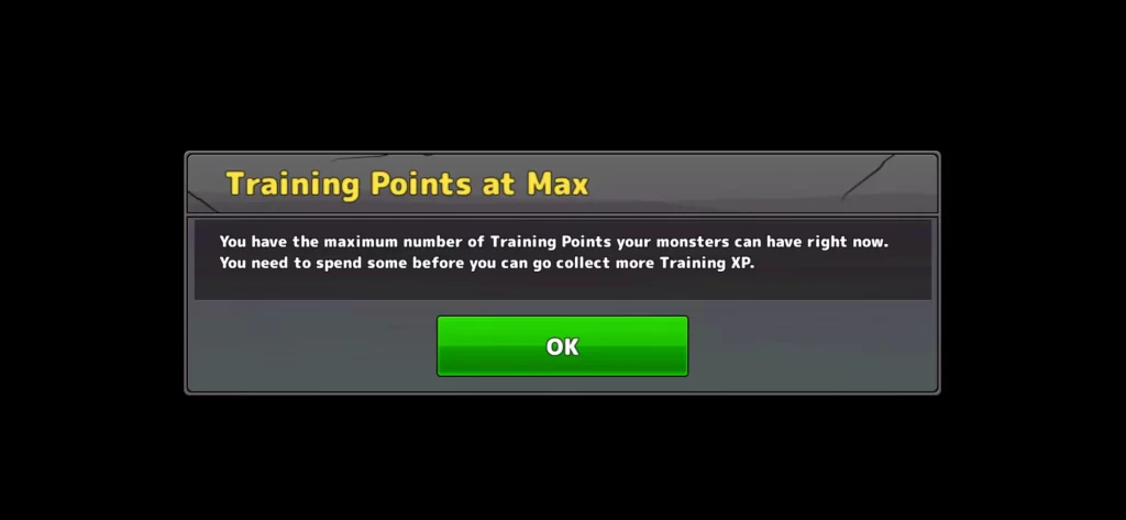 neo monsters training points