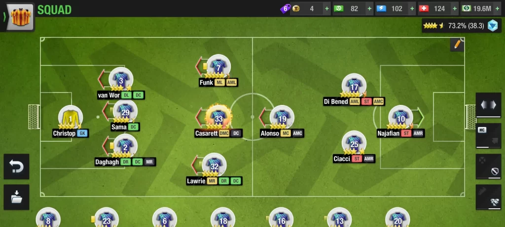 top eleven 2024 3-3-1-3 formation