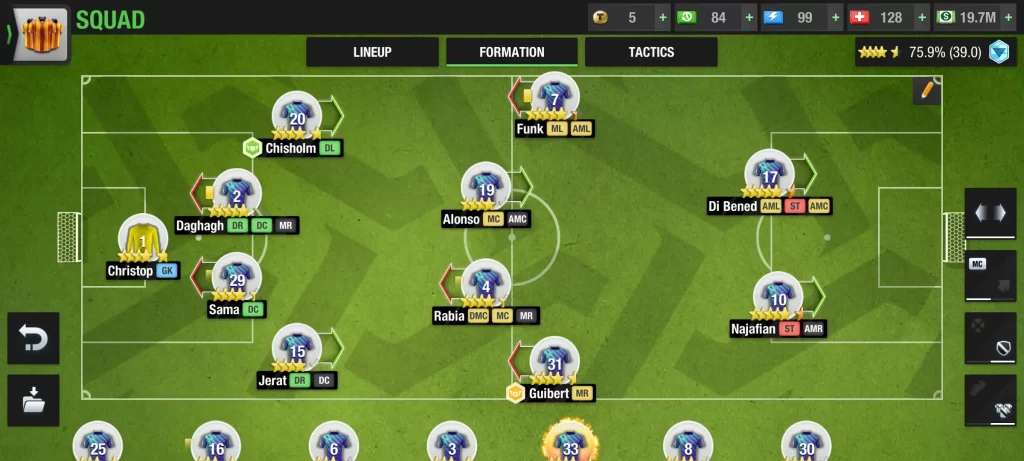 top eleven 2024 4-4-2 formation