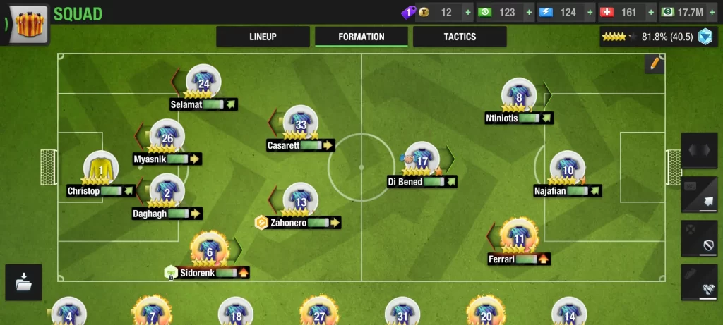 top eleven 2024 team formation