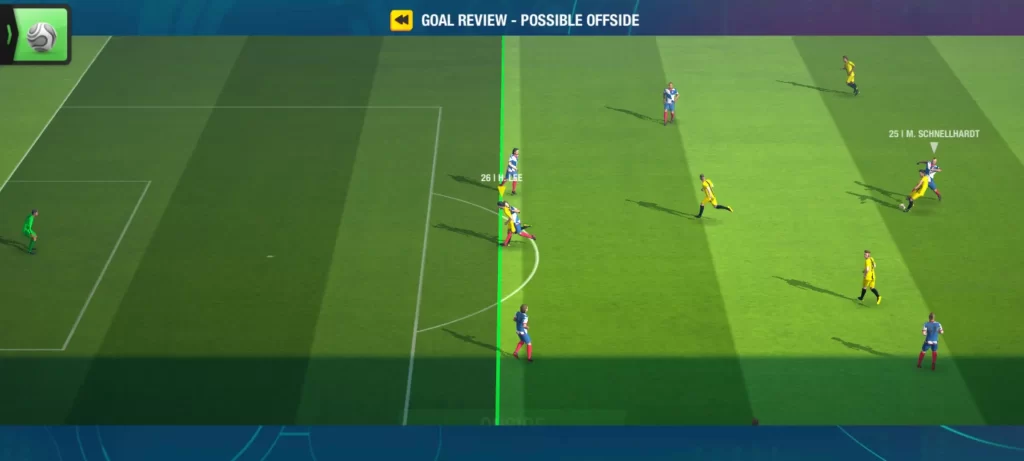top eleven 2024 offside chance