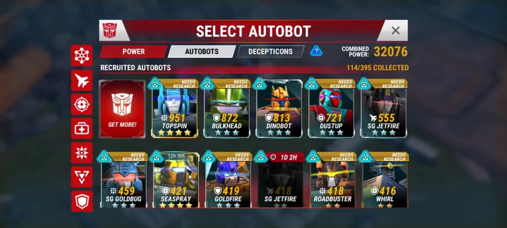 transformers earth wars bot spread