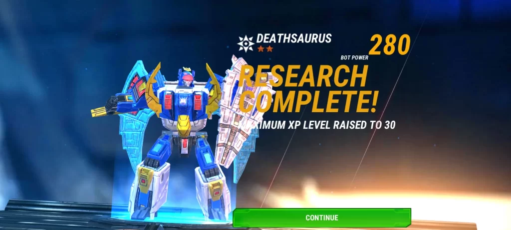 transformers earth wars level breakthrough