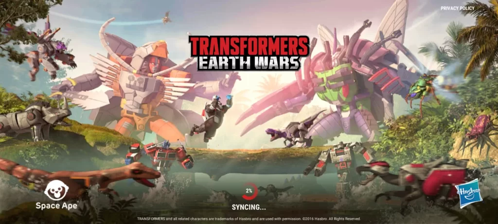 transformers earth wars loading banner