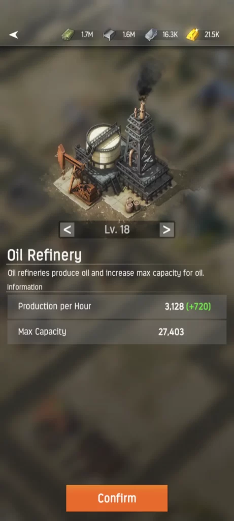 world war machines oil refinery