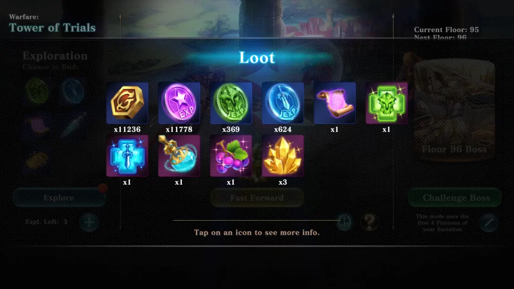 evertale loot tower of trials