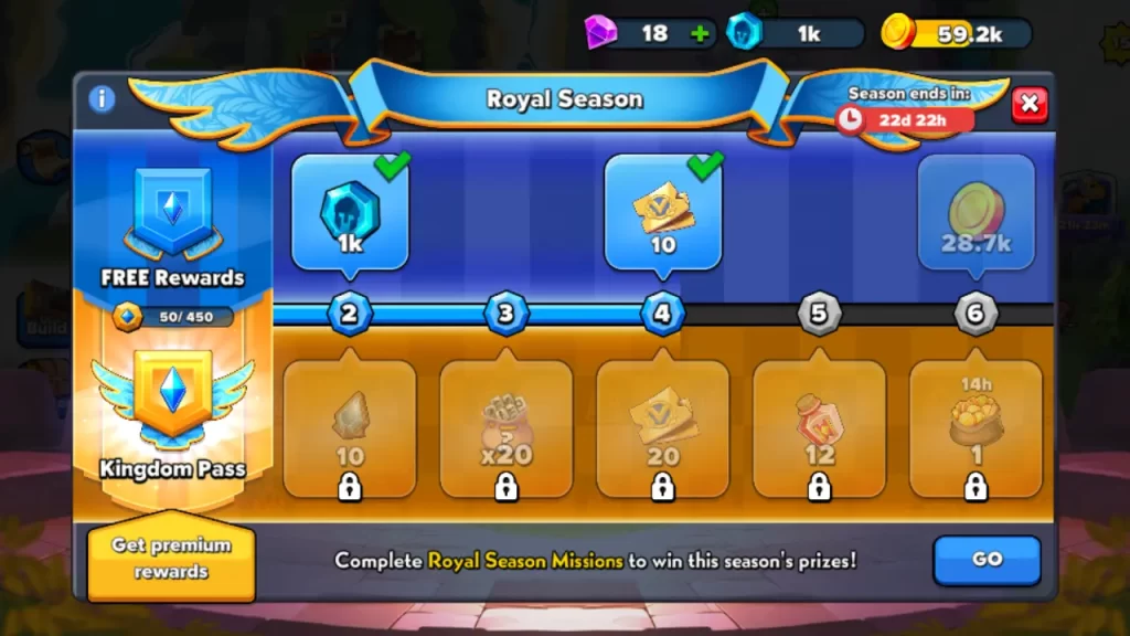 top troops royal season