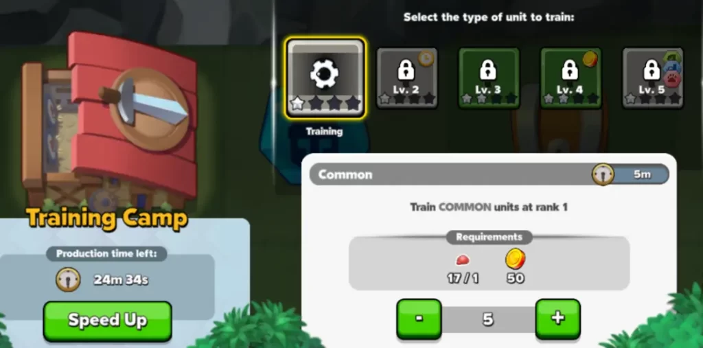 top troops training camp