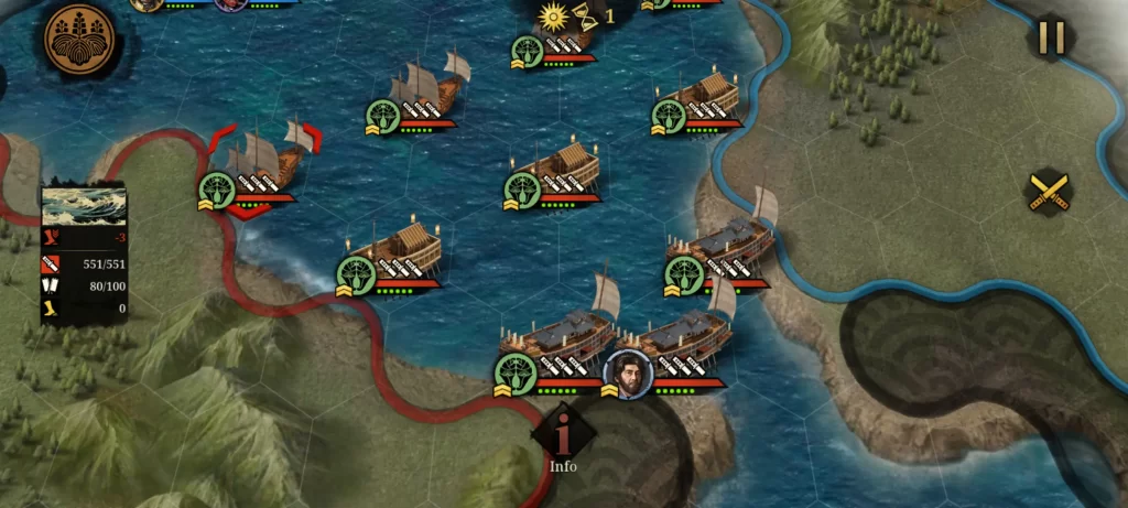 great conqueror 2 shogun waterway